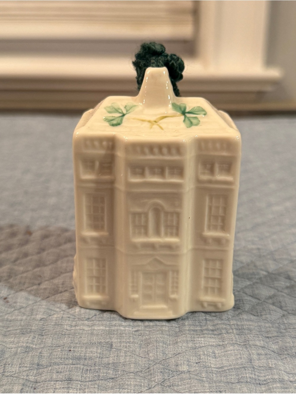 Belleek Hazelwood House 10th Edition Bell Ornament